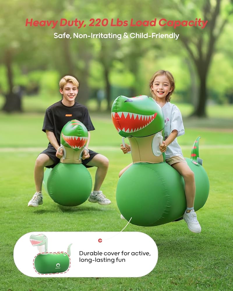 Amazon.com: QPAU Kids Dinosaur Hopper - 220lbs Load Capacity